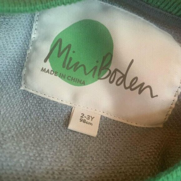 Mini Boden Leopard Print Sweatshirt 2-3 - Picture 3 of 6